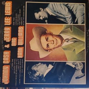 Johnny Cash & Jerry Lee Lewis Sing Hank Williams Vinyl Record